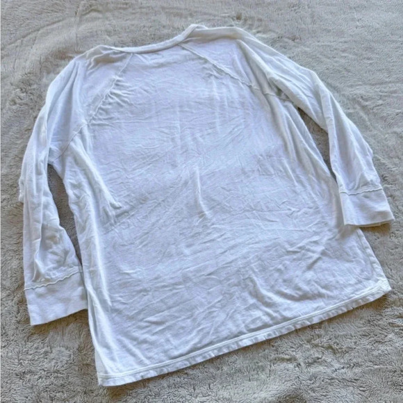 Aerie White Long Sleeve size M - Picture 2 of 3